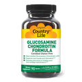 Country Life Glucosamine Chondroitin 1500/1200 mg – Supports Joint Health & Lubrication | 90 Capsules