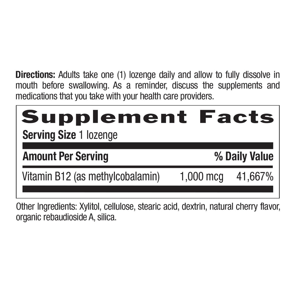 Country Life Methyl B-12 Capsules 1000 mcg - 60 Count