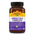 Country Life Omega 3-6-9 Complete – 1,534mg Omega Fatty Acids | 90 Softgels