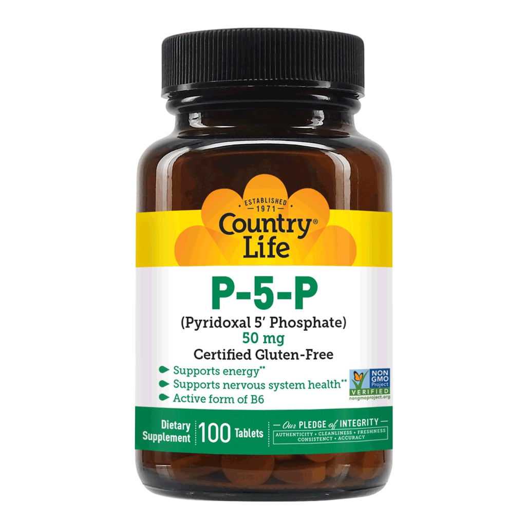 Country Life P-5-P Vitamin B6 – Bioavailable B6 (P-5-P) for Energy