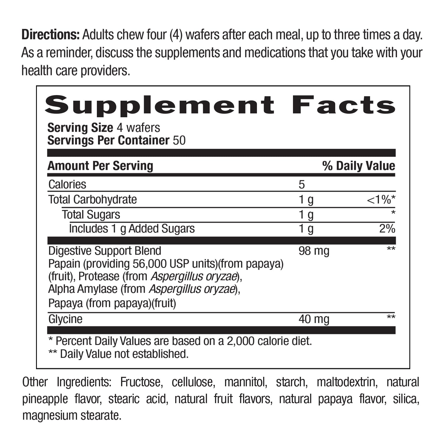 Country Life Papaya Enzymes Chewables – Digestive Support (200 Ct, Pack of 2)