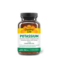 Country Life Potassium 99 mg Chelated Tablets - 250 Count | Gluten Free, Vegan, Kosher
