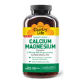 Country Life Target-Mins Calcium Magnesium – 1000mg Ca / 500mg Mg, 2:1, Gluten Free