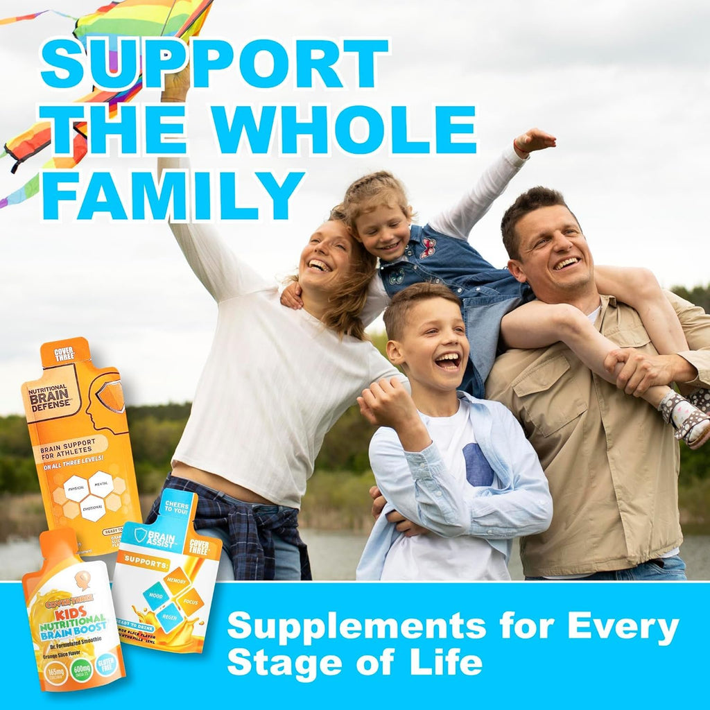 Cover Three Brain Assist | Premium Brain Support