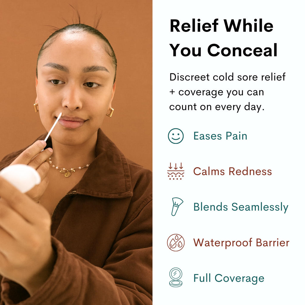 Coverology Cold Sore Treatment & Concealer – Full Coverage Cold Sore Cover-Up