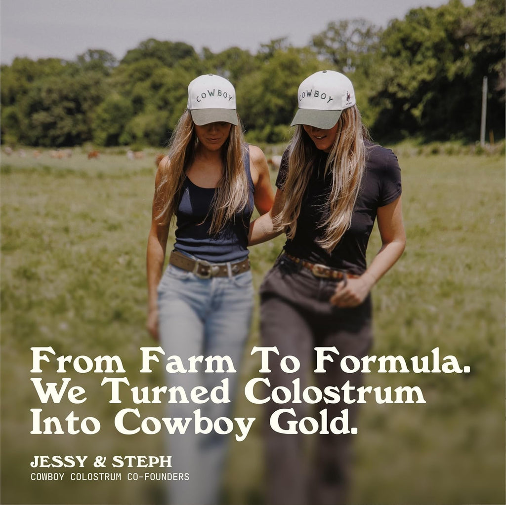 Cowboy Colostrum Powder Travel Packs – First Day Milking, Grass-Fed, Unflavored, 30 Servings