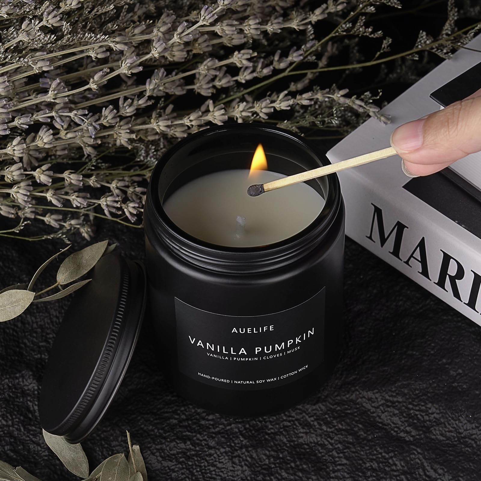 Fall Candle | Vanilla Pumpkin Scented Candle – 7 oz | Autumn Aromatherapy Gifts