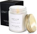 Craft & Kin Palo Santo Candle – 8oz, 45h, Natural Soy
