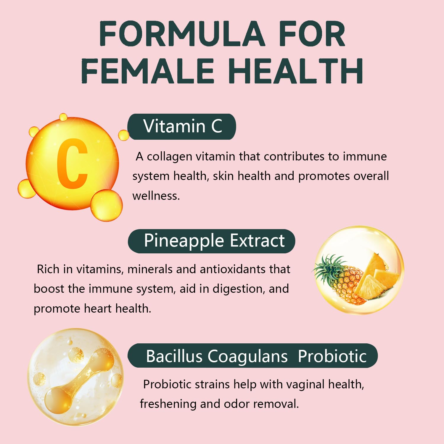 Crasye Premium Feminine Balance Gummies – PH Balance & Vaginal Health (60 Gummies, 30 Servings)