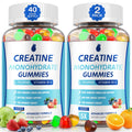 Creatine Gummies 5g Monohydrate – Vegan, Low Sugar, 2 Pack