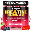 Creatine HCL Gummies for Men & Women | Sugar-Free, 120 Count Vegan Pre & Post Workout