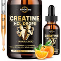 Creatine HCl Liquid Drops 1500mg – High Absorption, Orange Flavor | 2 fl oz