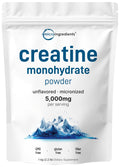 Instant Creatine Monohydrate Powder 1 kg – 5000 mg/serving, Unflavored, Pure