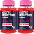 Creatine Monohydrate Gummies for Women & Men – Taurine & B6 (2 Packs)
