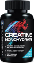 Creatine Monohydrate Capsules 3000mg – Micronized, Fast-Absorbing | 120 Caps