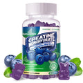 Creatine Monohydrate Gummies Complex – Sugar Free, 90 Blueberry Gummies | W-L-Taurine & Vitamin B12