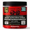 Creatine Monohydrate Gummies 5g – 5X Energy with B12, B6 & L-Arginine | Build Muscle & Strength – 120 Count