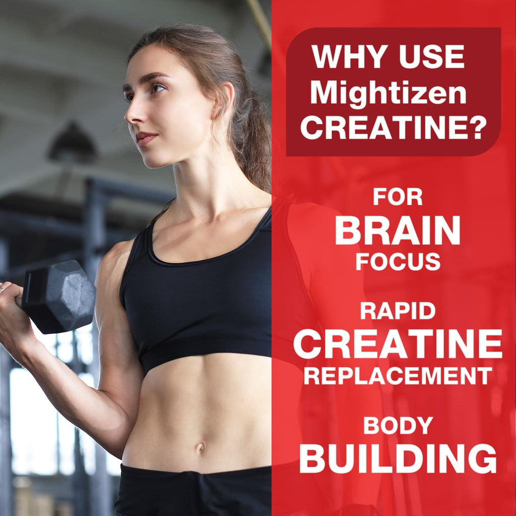 Creatine Monohydrate Gummies – Berry Pre-Workout for Men & Women, Taurine & B12, 60 Count