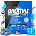 Pre Workout Creatine Gummies HCl Monohydrate | Blueberry 120 Gummies for Men & Women | Vital Source Whey Isolate