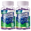 Creatine Monohydrate Gummies Complex – Sugar Free, Vegan, 180 Blueberry Gummies 2-Pack with Taurine & Vitamin B12