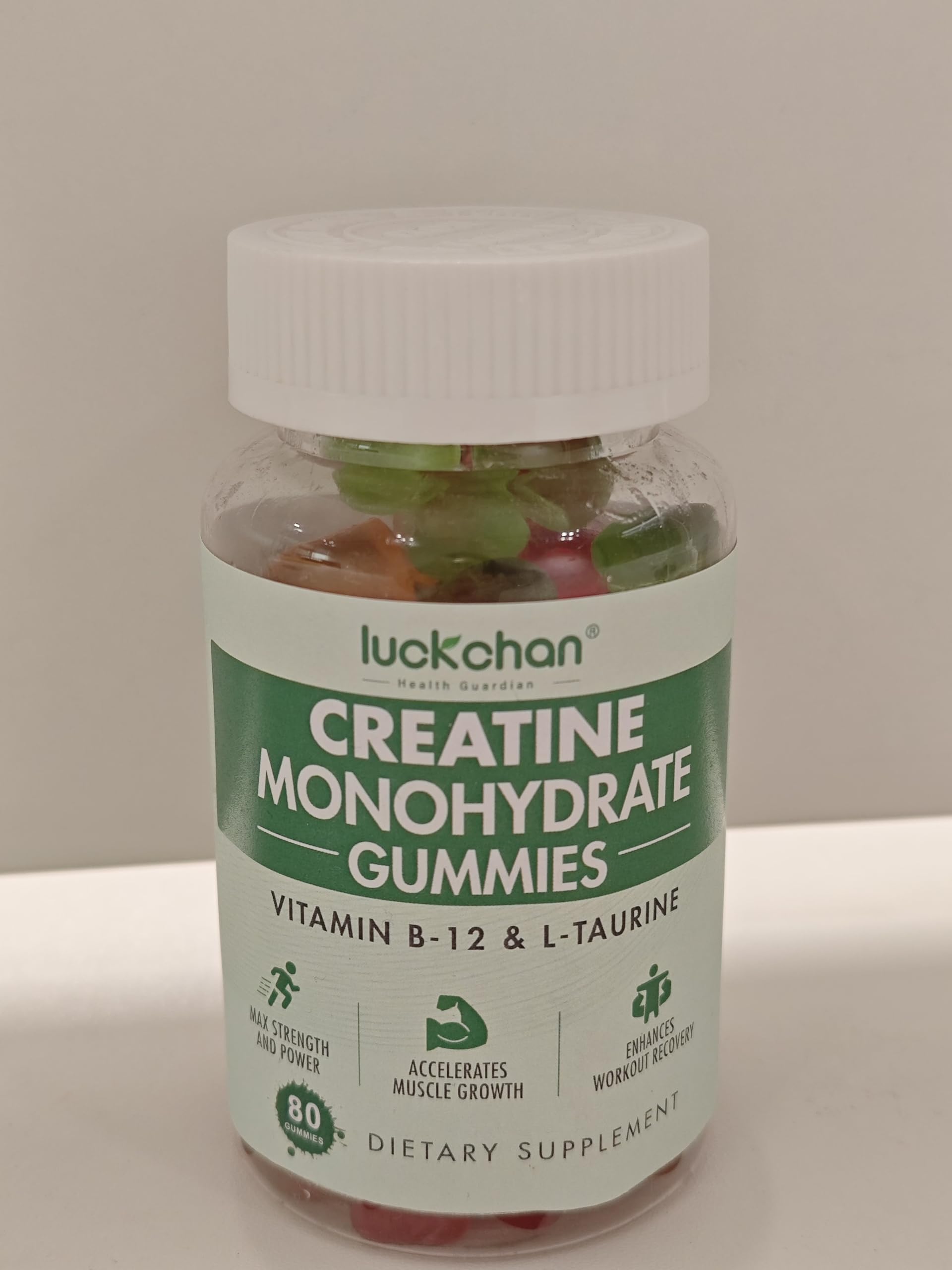 Creatine Monohydrate Gummies 5g – Pre-Workout Muscle Builder for Women & Men (160 Count)