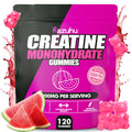 Creatine Monohydrate Gummies Sugar Free – Watermelon (120 count) | Pre-Workout for Men & Women