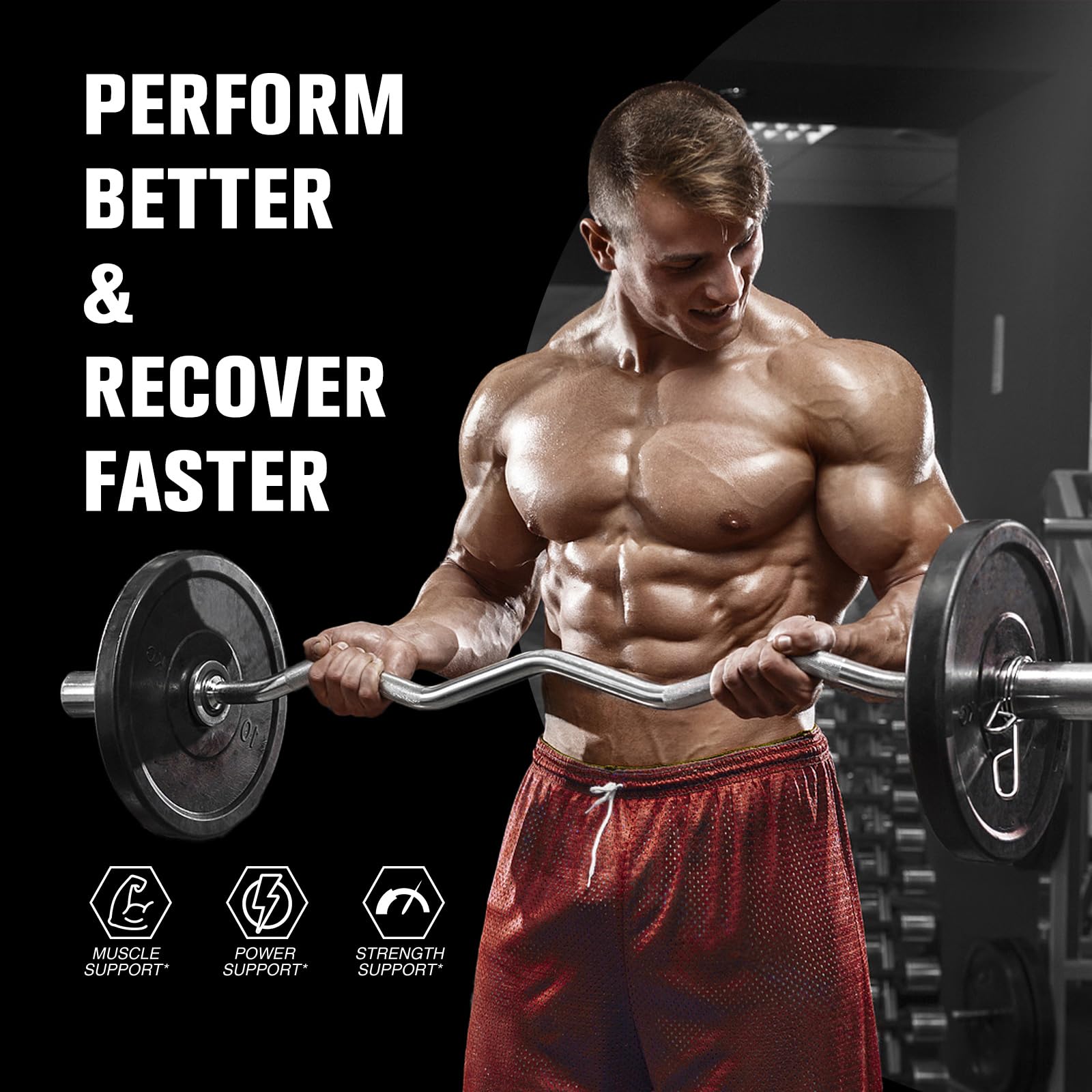 5000mg Creatine Monohydrate Micronized Powder – Unflavored, 300g (60 Servings) – Sugar-Free, Vegan, Non-GMO with Scoop