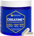 Creatine Monohydrate Pills – 2500mg, Fenugreek 450mg & Himalayan Salt 250mg – 120 Caps