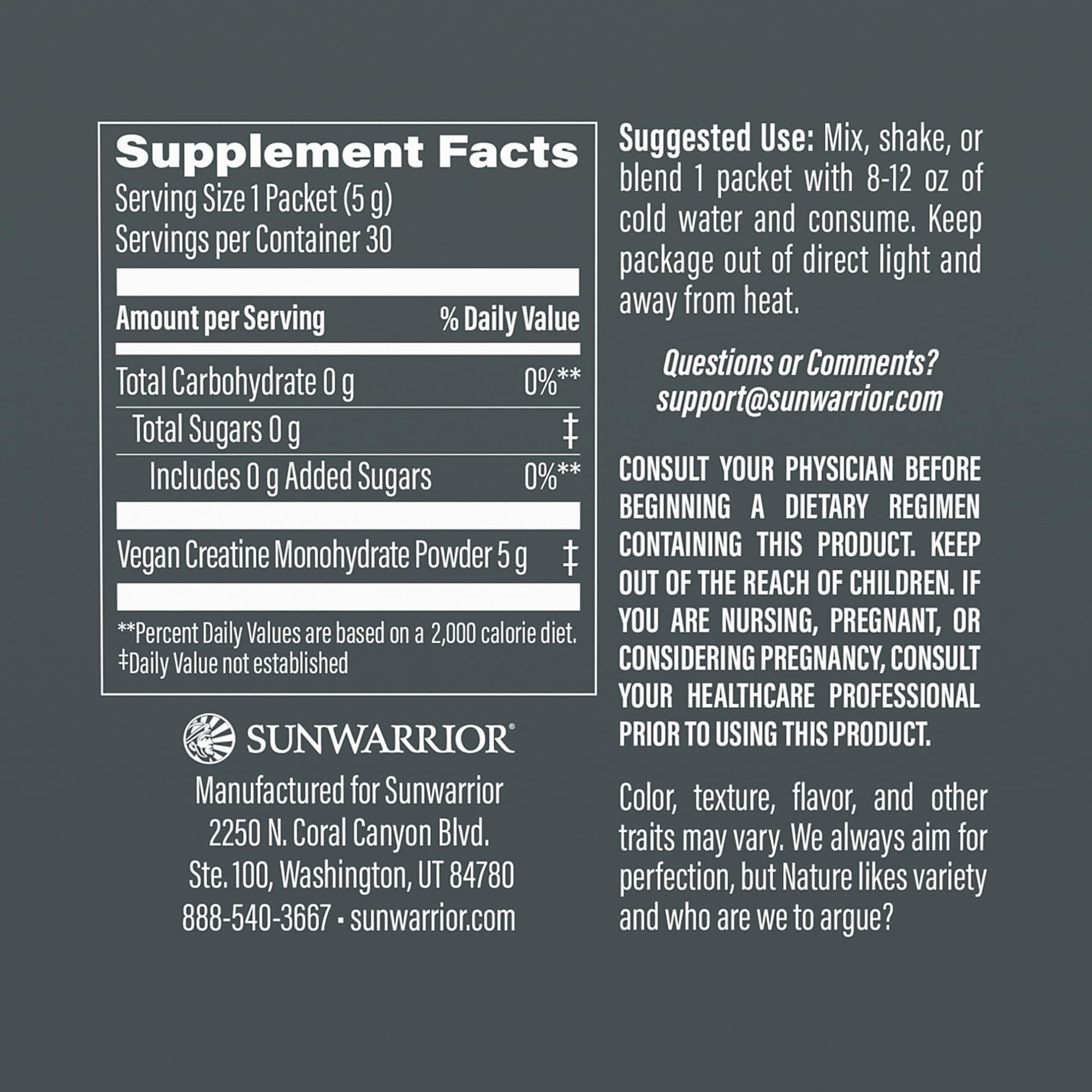 Creatine Monohydrate Powder – Micronized, Vegan & Keto | 30 Servings