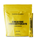 Creatine Monohydrate Stick Packets – 5g Serving, 30 Servings, Unflavored | Travel Creatine Sticks