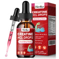 Creatine HCL Liquid Drops for Muscle Growth & Recovery – Vegan, Mixed Berry, 2 fl oz