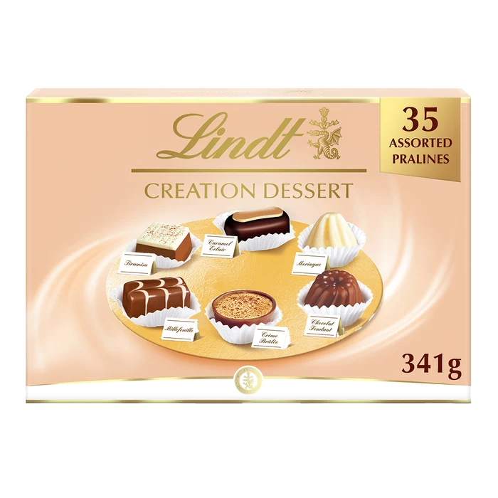 5 x Lindt Creation Deserts Assortment Box Chocolates  - 341GM