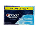 Crest 3D White Advanced Whitening Toothpaste Arctic Fresh 2.7 oz Value 2 Pack