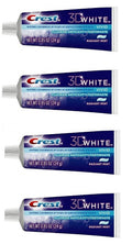 Crest 3D White Radiant Mint Fluoride Anticavity Toothpaste – 0.85 oz Travel Size (Pack of 4)