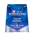 Crest 3D Whitestrips 1-Hour Express – Teeth Whitening Kit, 20 Strips (10 Count Pack)