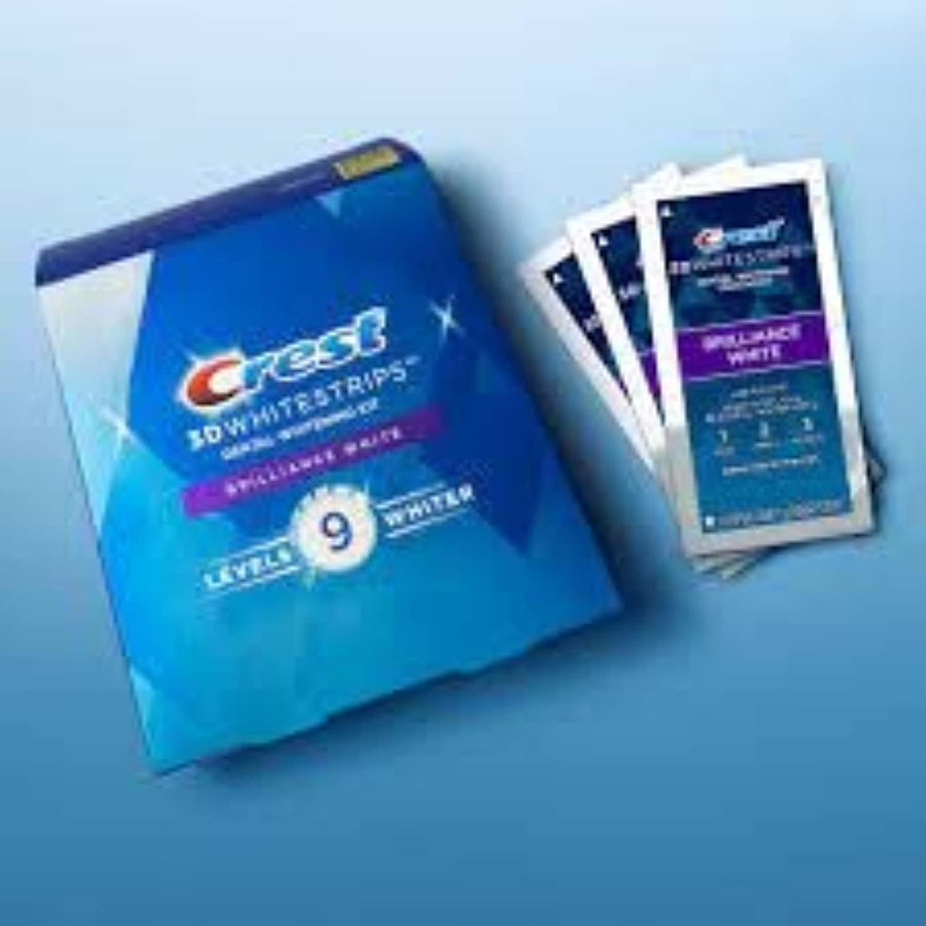 Crest 3D Whitestrips Brilliance White – 32 Strips (16 Treatments, Upper & Lower)