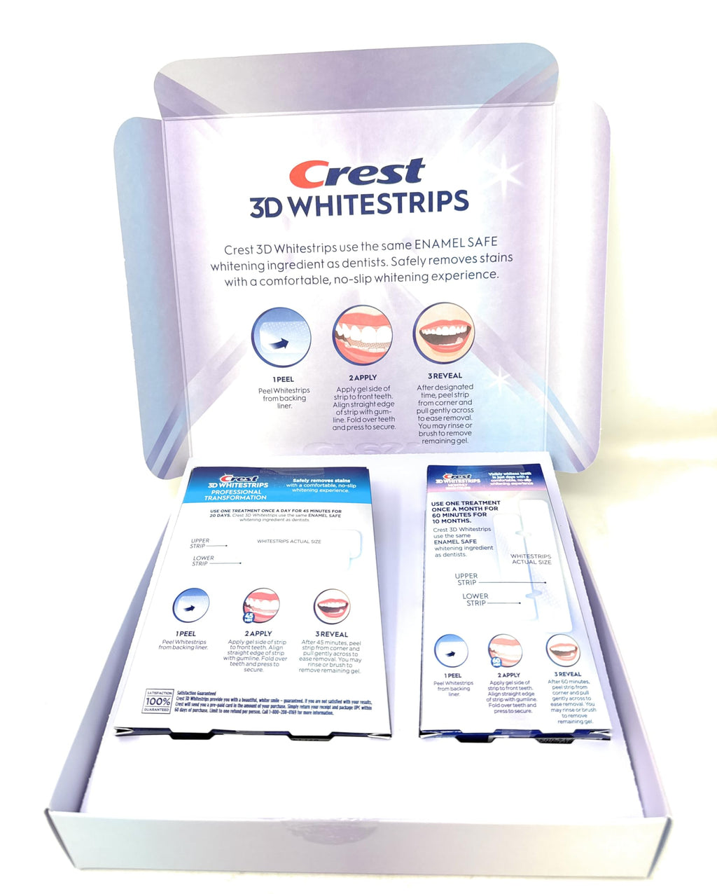 Crest 3D Whitestrips 40+20 Strips | Professional Effects at Home