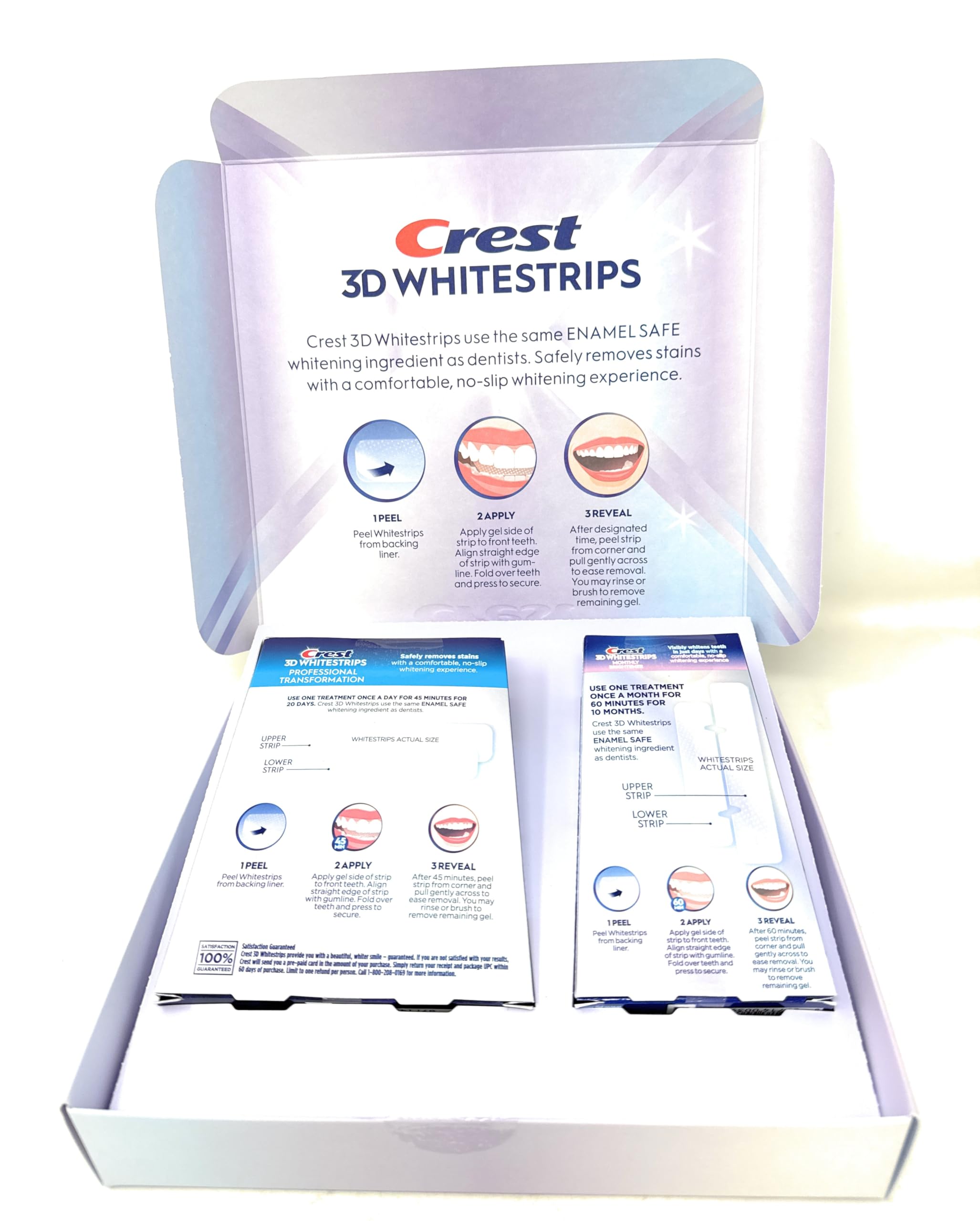 Crest 3D Whitestrips 40+20 Strips | Professional Effects at Home