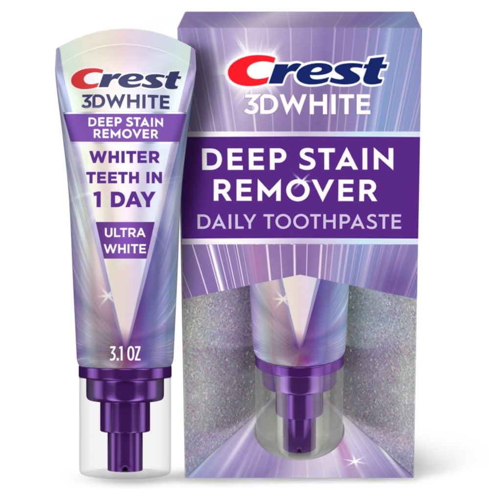 Crest 3D White Brilliance Deep Stain Remover Ultra White Toothpaste - 3.1oz