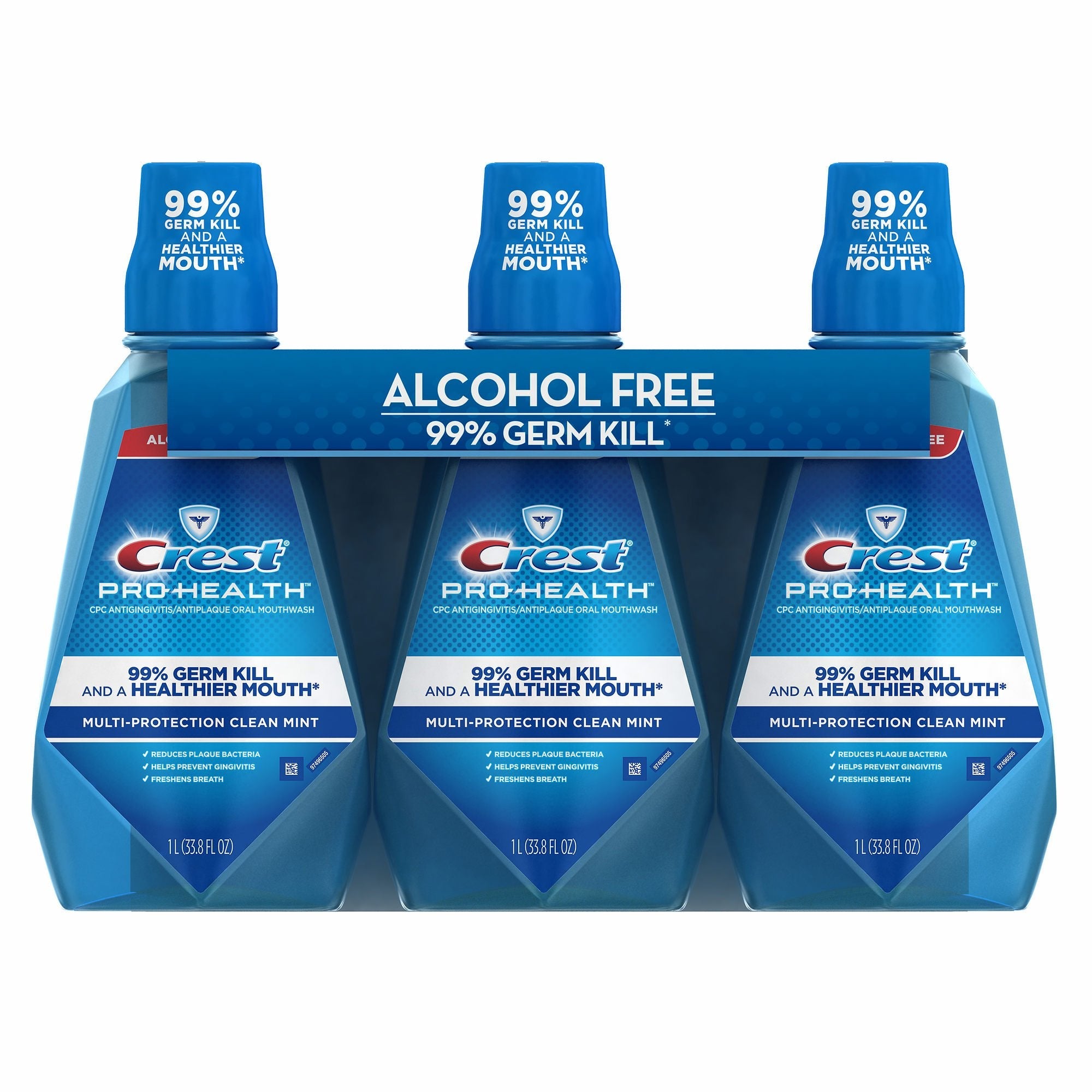 Crest Pro Health Multiprotection Rinse 3 Pack 1 L | Crest 76380