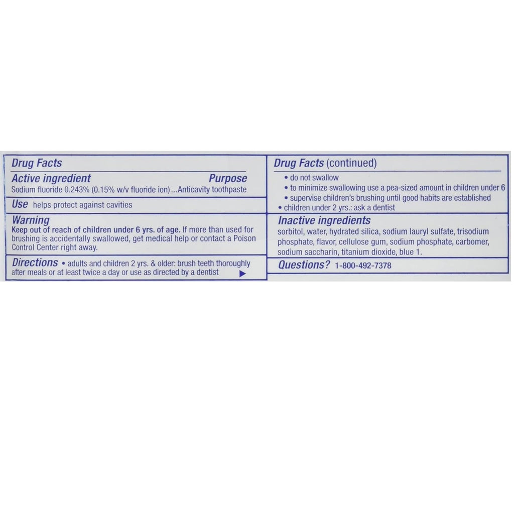 Crest Cavity Protection Toothpaste, Regular 8.2 oz (Pack of 2)