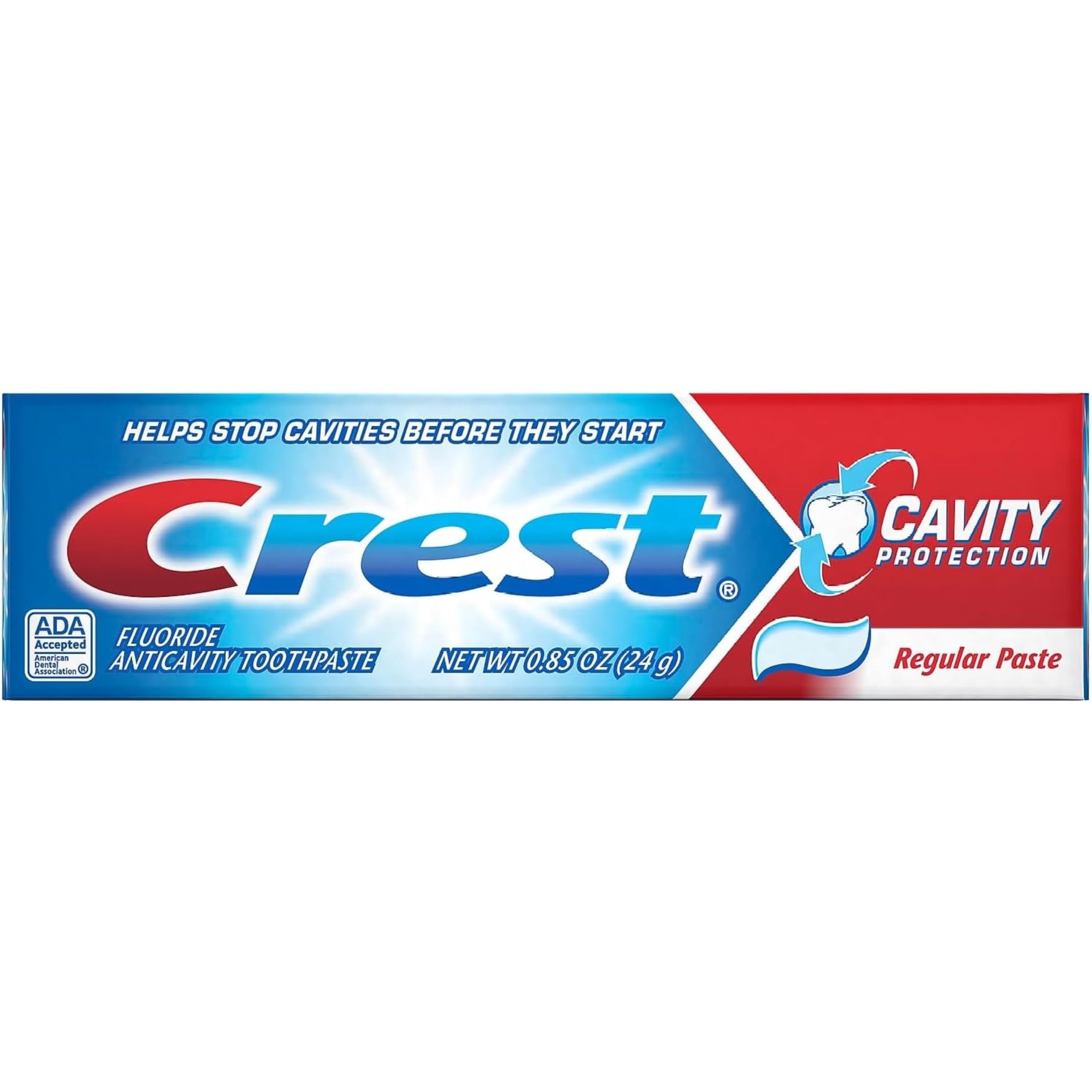 Crest Cavity Protection Toothpaste Travel Size 0.85 oz (24 g) | Pack of 10