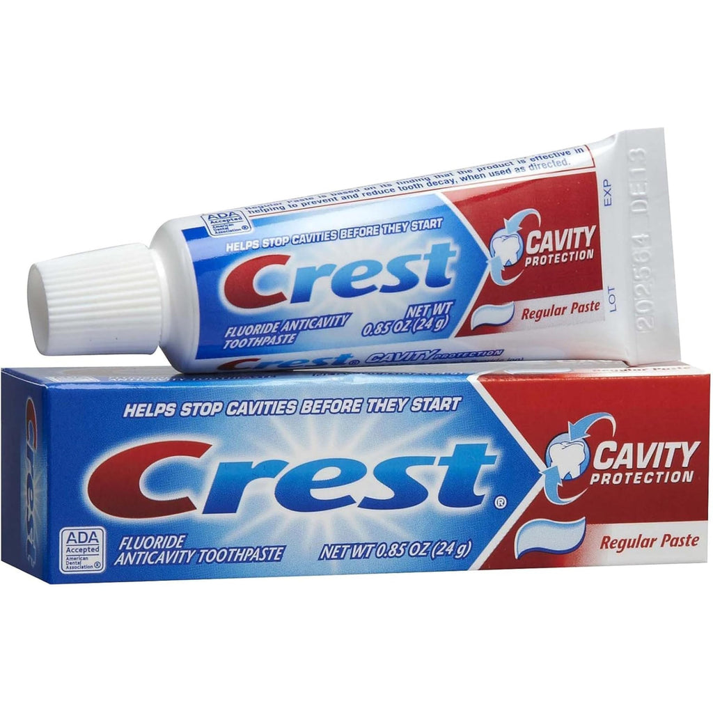 Crest Cavity Protection Toothpaste – Travel Size 0.85 oz (24 g) Pack of 12