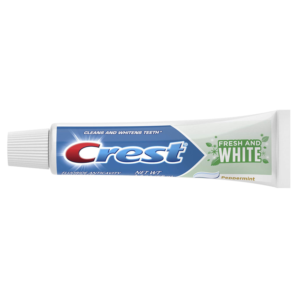 Crest Fresh & White Toothpaste | Peppermint Gleem Paste 2.4 oz