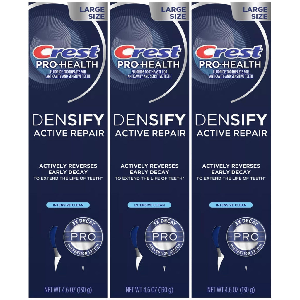 Crest Pro-Health Densify Toothpaste – Intensive Clean, 4.6 oz (Pack of 3)