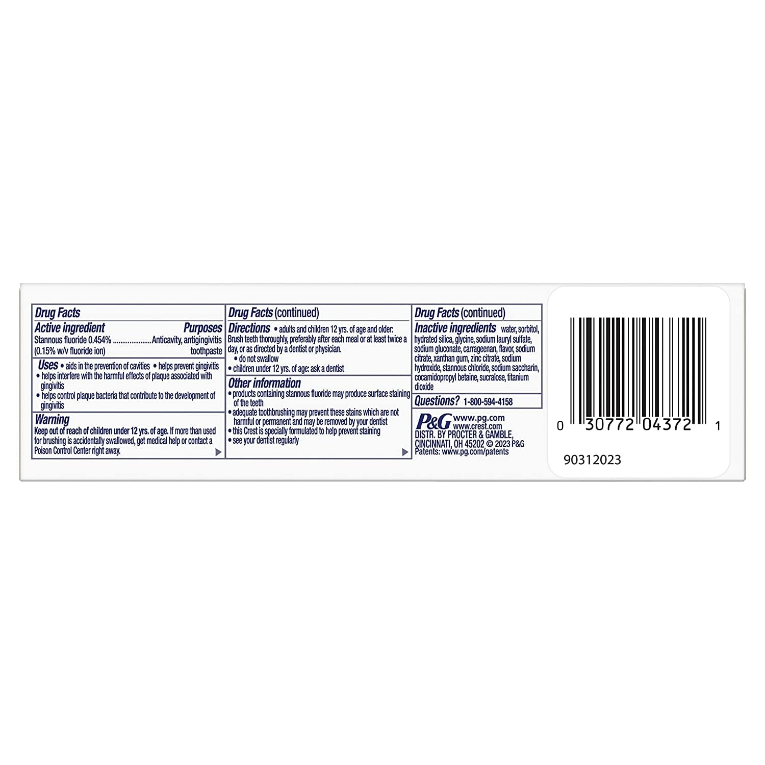 Crest Pro-Health Gum Detoxify & Restore Toothpaste – Deep Clean 3.5 oz (3-Pack)