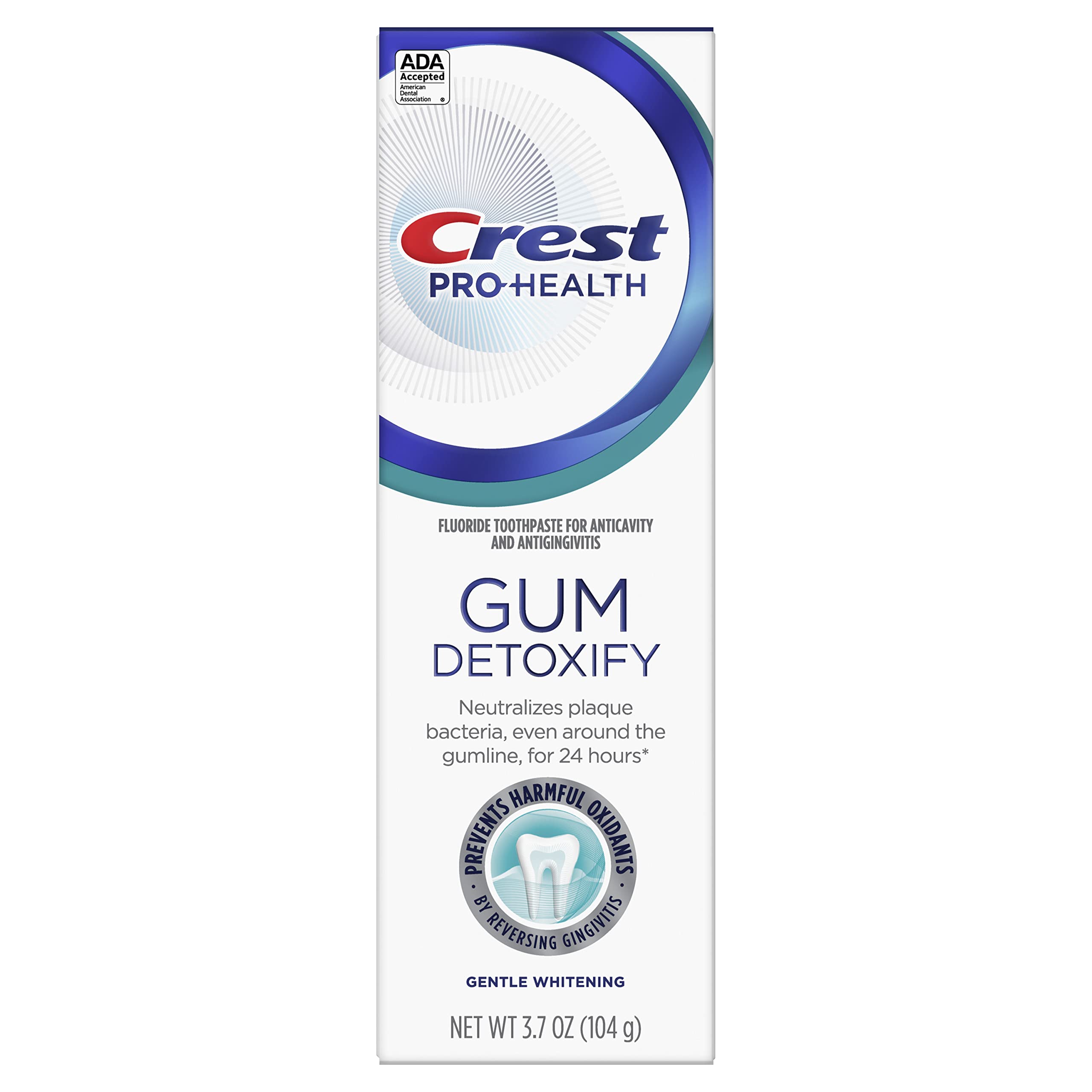 Crest Pro-Health Gum Detoxify Toothpaste – Gentle Whitening 3.7 oz