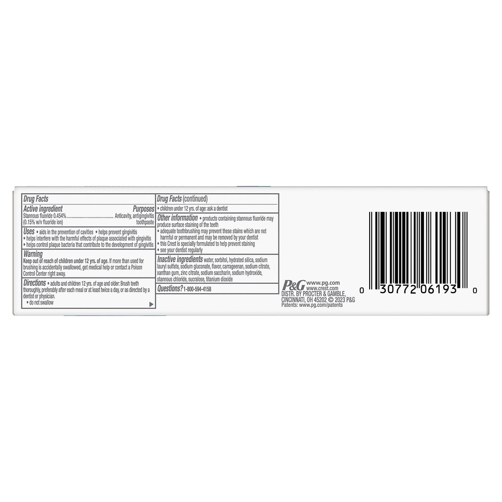 Crest Pro-Health Gum Detoxify Toothpaste – Gentle Whitening 3.7 oz
