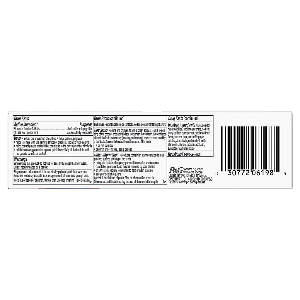 Crest Pro-Health Gum & Sensitivity Toothpaste - All Day Protection, 3.7 oz