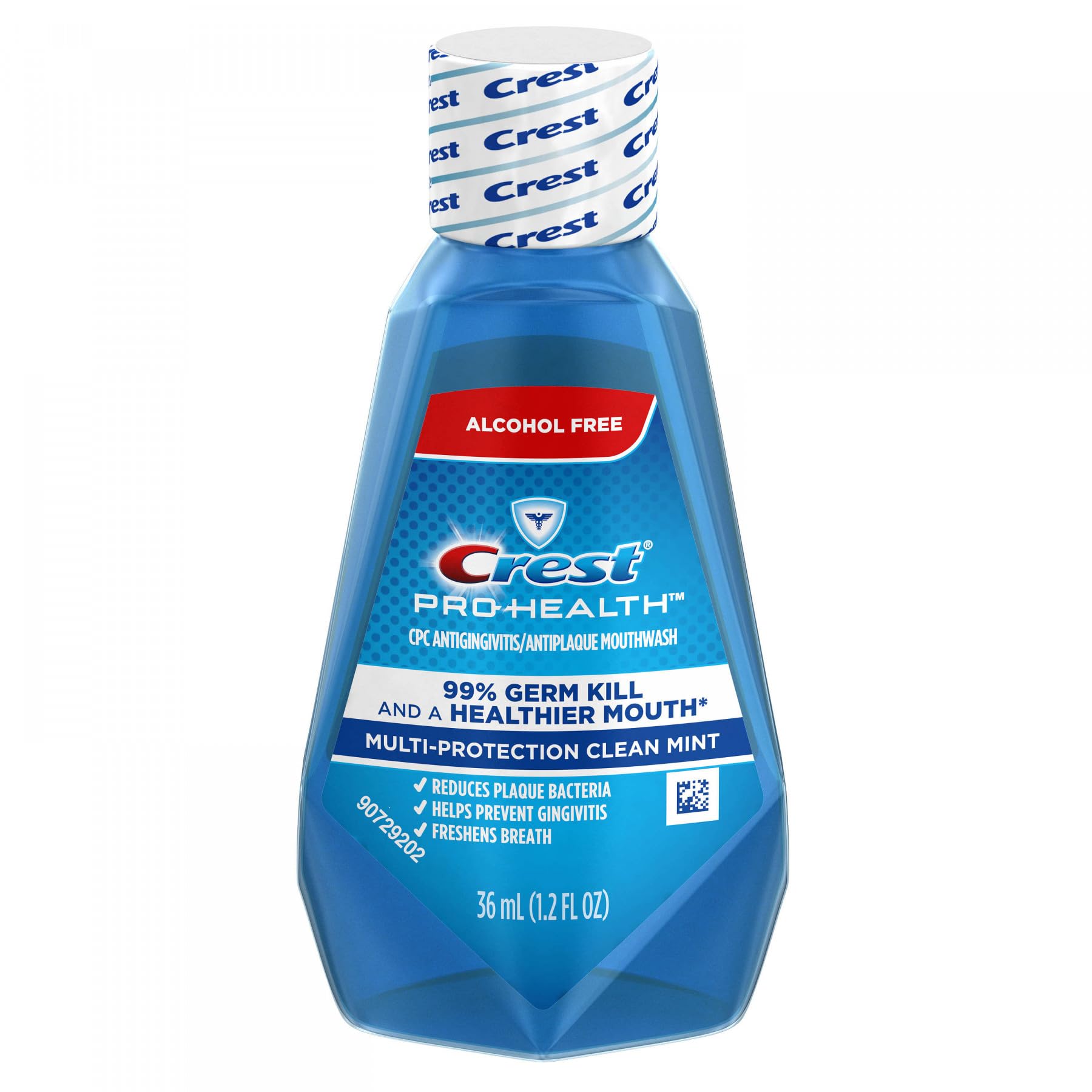 Crest Pro-Health Mouthwash Alcohol Free Clean Mint 1.22 oz – Pack of 48